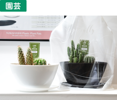 花・植物ゾーン