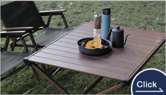 Alu folded table and chair