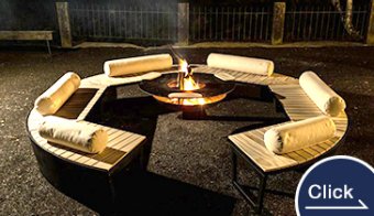 ocota Bench-Integrated Fire Pit