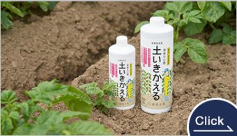 液体たい肥 土いきかえる