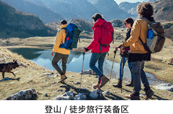 登山/徒步旅行装备区