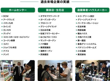 過去来場企業の実績